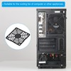PATIKIL 4 Pack Fan Grille ABS Plastic Fan Protection Cover