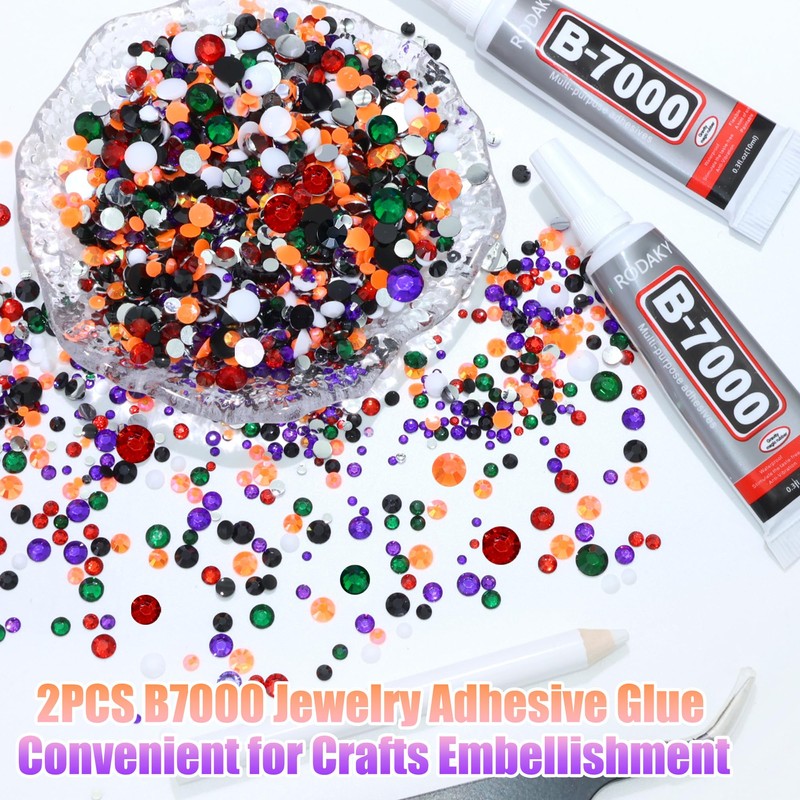Colorful Rhinestone Bedazzling Kit Resin Jelly Gem