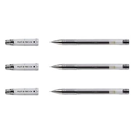 Pilot G TEC C4 Gel Pen Set of 3 Black