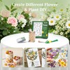 Aboofx Mini Flower Press Kit, 2.5"x4" Wooden Pocket Small Flowers