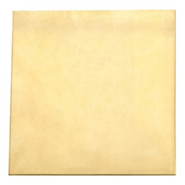 TOP-VIGOR 1Pcs H62 Brass Sheet 100mm x 100mm x 1mm, Metal Brass Plates for DIY Crafts, Electrical Repairs and Industrial Use