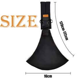 Baby Sling Carrier Baby Wrap Carrier Toddler Sling Baby Carrier Slings with Adjustable Shoulder Strap,Child Sling Baby Side with Shoulder Strap, Baby Sling for Newborns to Toddlers (Black)