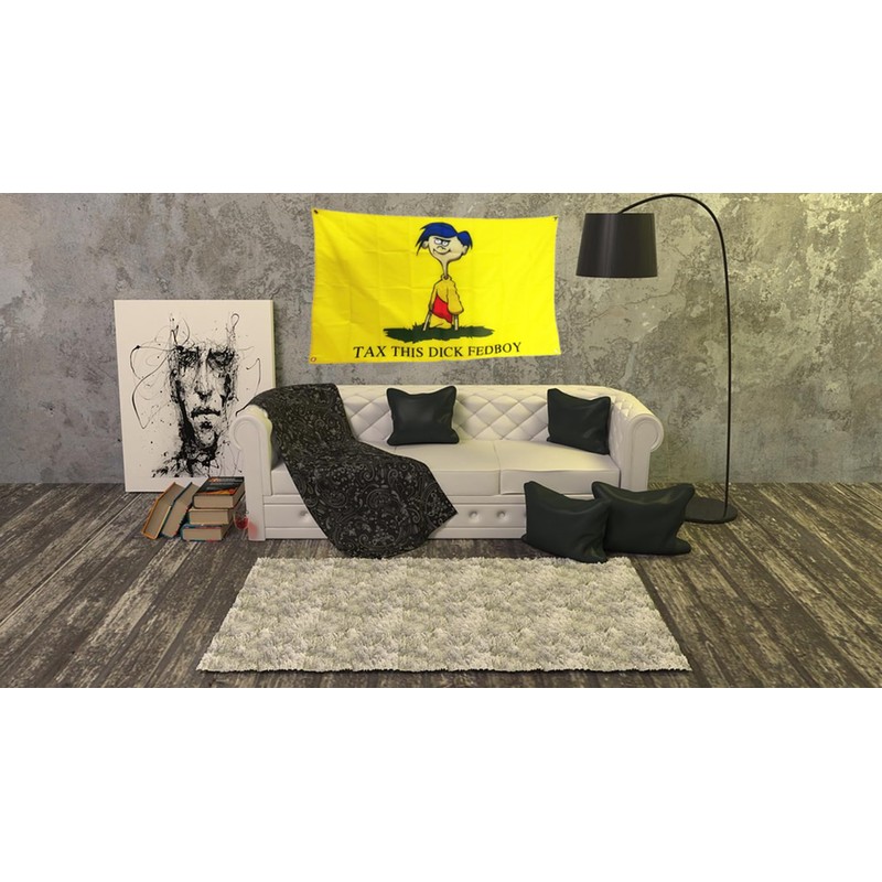 Tax This Dick Federal Flag 2x3Ft,Vivid Colour, Double Stitching On