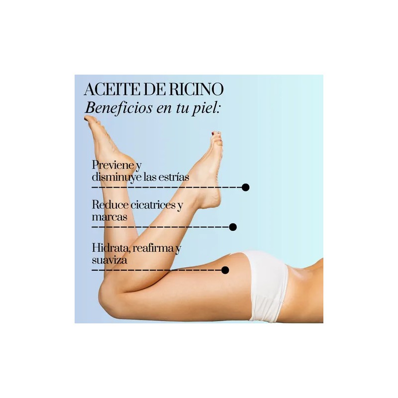 Aceite De Ricino Puro 500 Ml Pestañas-uñas-corporal