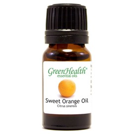 Sweet Orange Essential Oil - 10 ml - 100% Pure Essential Oil - GreenHealth