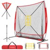 VIVOHOME Baseball Net, 7 x 7 ft Baseball Softball Hitting