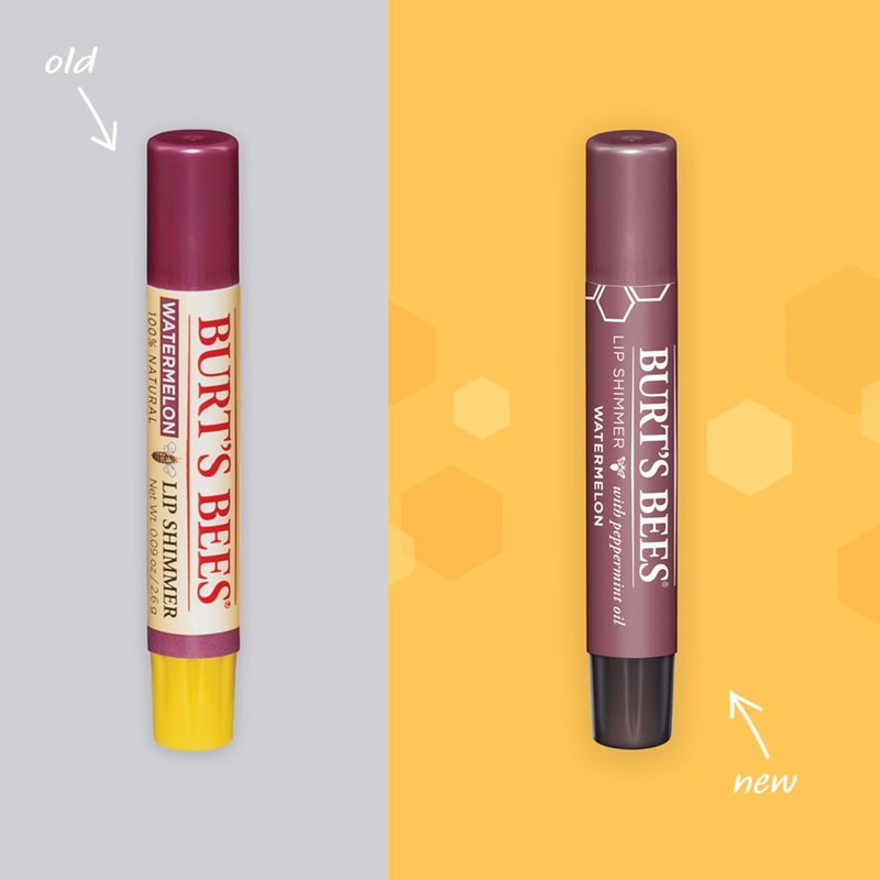 Burt's Bees 100% Natural Moisturizing Lip Shimmer, Watermelon - 1