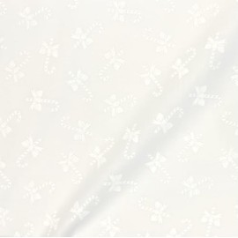 Wilmington Prints Essentials Stocking Stuffers Candy Cane Toss White On White, Fabric by The Yard