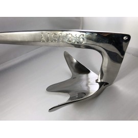 Stainless Steel 316 Bruce Claw Force Anchor 11lbs (5kg) Marine Grade Polished