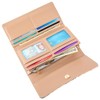 Kaabao Womens Wallet Leather RFID Blocking Trifold Ladies Purse long