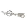 GSD Egg Beater of Stainless Steel, Silver, 32 x 13