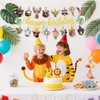 Jungle Birthday Party Decoration Happy Birthday Banner Safari Jungle Animal