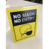 NO MASK NO ENTRY 8.5x11 Store Re-Opening Signs Kit (ALL