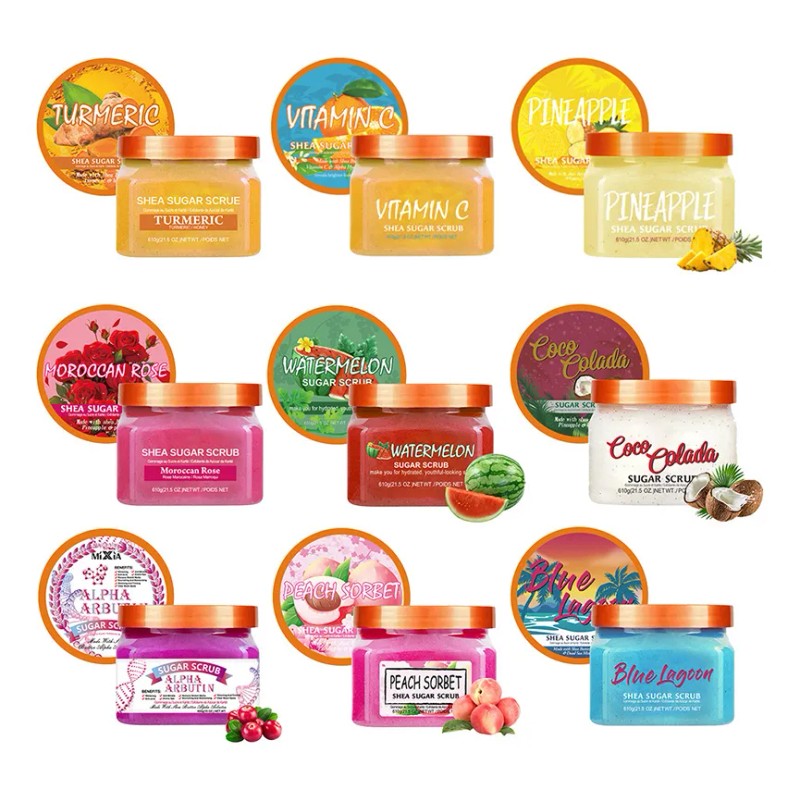 Exfoliante Corporal Granulado Azucar Koreano Mayoreo Pineapple