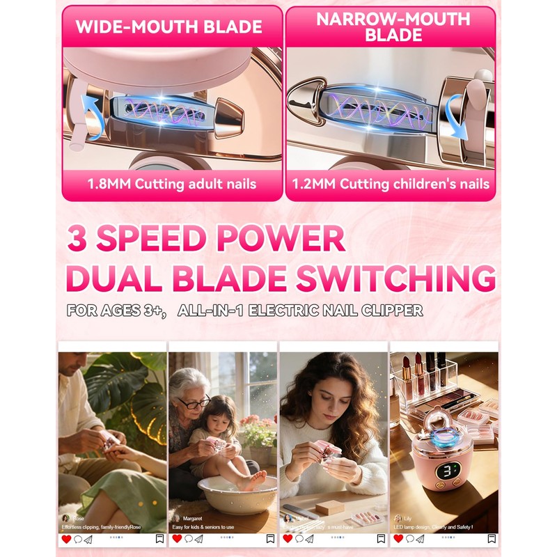 2026 Pro 6.0 Upgraded Electric Nail Clipper【Top1 German Motor +56%