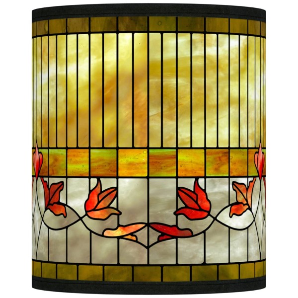 Giclee Glow Print Lamp Shade Tiffany-Style Lily Small 10x10x12 Spider