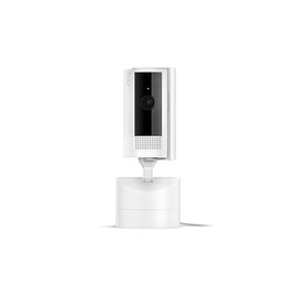 Cámara para interiores con movimiento Ring (Pan-Tilt Indoor Cam) | Ve todos los ángulos con vista panorámica de 360°, video HD y audio bidireccional (