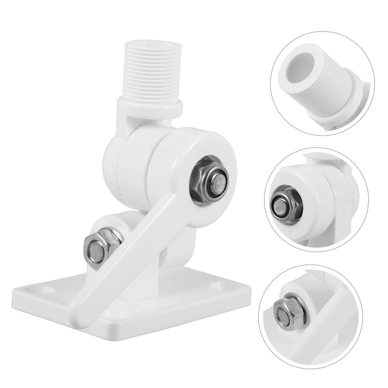 KOMBIUDA Adjustable Multi Function Mount Bracket for Boat Antenna Durable