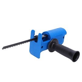Reciprocating Saw Kit, Powerful Reciprocating Saw Kit Jig Saw Electric Drill Tools Attachment with High Speed Steel Blades for Wood Plastic Metal Cutting