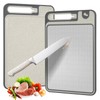 304 Stainless Steel Cutting Board, Double Sided Chopping Board Non