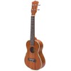 23in Ukulele Brown Mahogany Wood with Bag Capo String Cleaning