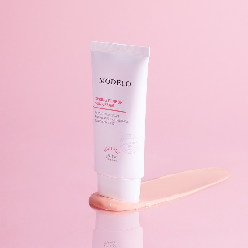모델로화장품 Modelro Vegan No-Filter Spring Tone-Up Sun Cream 50ml (SPF50+