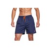 Tansozer Men's Swimming Trunks with Mesh - dark blue, size: