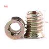 Hilitand 20 Pcs M8*17mm Zinc Alloy Furniture Hex Drive Nut,
