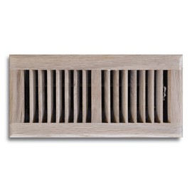 Truaire C168-OUF 04X12(Duct Opening Measurements) Solid Oak Floor Grille 4-Inch by 12-Inch Solid Oak Floor Diffuser, Unfinished