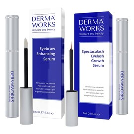 Dermaworks 100% Natural Eyebrow Enhancing Growth Serum natürlich. for Women and Men.