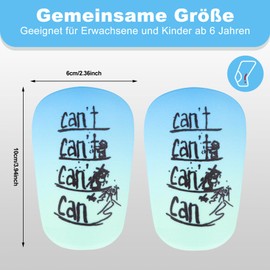 Mini Shin Pads, Children Adult Football Shin Pads, Comes with 8 Rolls, Bandages, High-Strength PP Leg Protectors for Lightweight Protective Equipment (D)