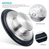 2PCS Kitchen Sink Stopper - Stainless Steel, Large Wide Rim