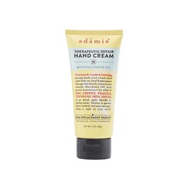 Crema de manos reparadora Adamia sin fragancia, con aceite de macadamia, 3 onzas | Intensive Moisture Therapy, Helps Repair, Replenish & Protect Dry R