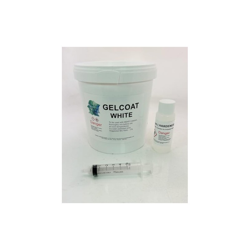 Swindon Composite Supplies : Marine White Gelcoat 250g Lloyds Approved