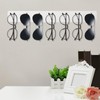 Aynaxcol Wall Mount Sunglasses Storage Organizer Acrylic Holder Modern Eyeglasses