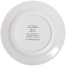 C.R. Gibson BMP-24554 Big Sister Reusable Melamine Dinner Plate, 9.8" D, Pink