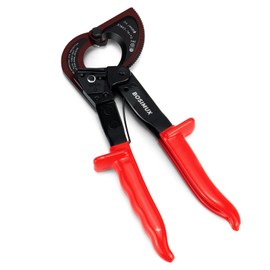 Cable Cutters Bosimux Upgrade Ratchet Cable Wire Cutters Heavy Duty for Electricians Cutting Aluminum Copper Soft Wire up to 600MCM / 240mm²