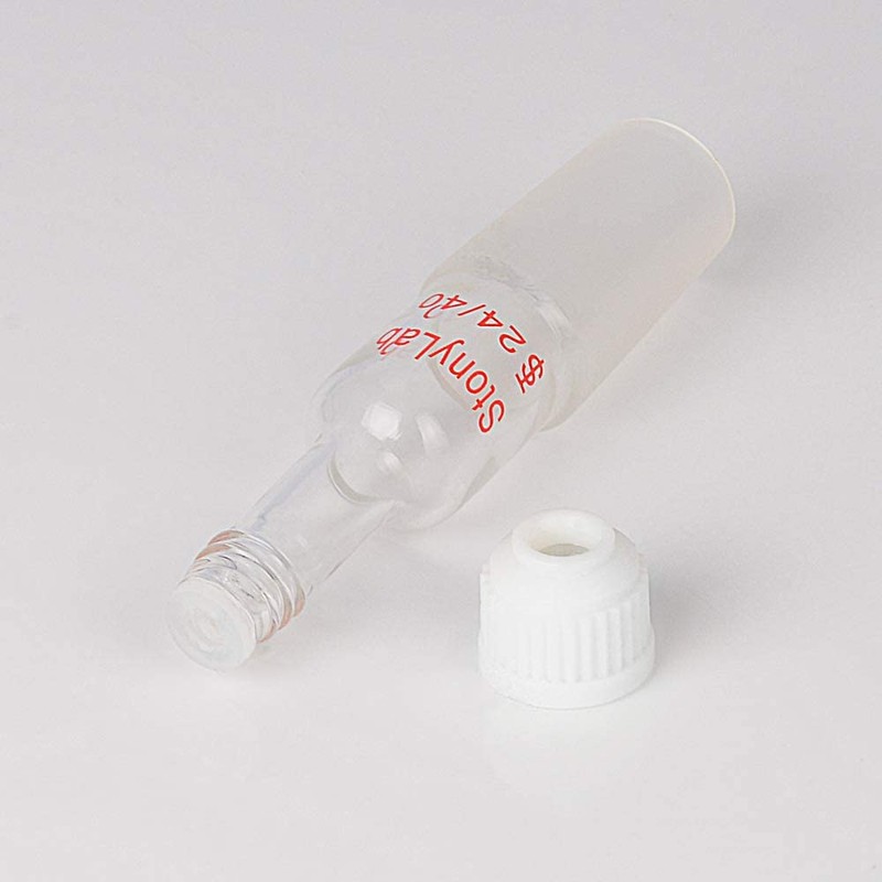 StonyLab Glass Thermometer Adapter, Inlet Thermometer Adapter with 24/40 Inner