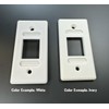Single Switch Plate Cover – Ivory – 3D Printed Replacement