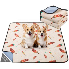 Dog Pee Pads Washable: 2 Pack Reusable Puppy Pads, Reusable Pee Pads Waterproof & Leakproof Puppy Pad, Non-Slip Whelping Pee Pads & Puppy Potty Training Pad for Floor, Playpen,Crate, Couch, 36x41 Inch