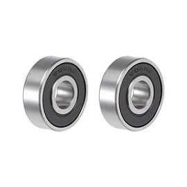 sourcing map 605-608 Ball Bearing Deep Groove Ball Bearing ABEC-3 Bearing 608-2RS Pack of 2