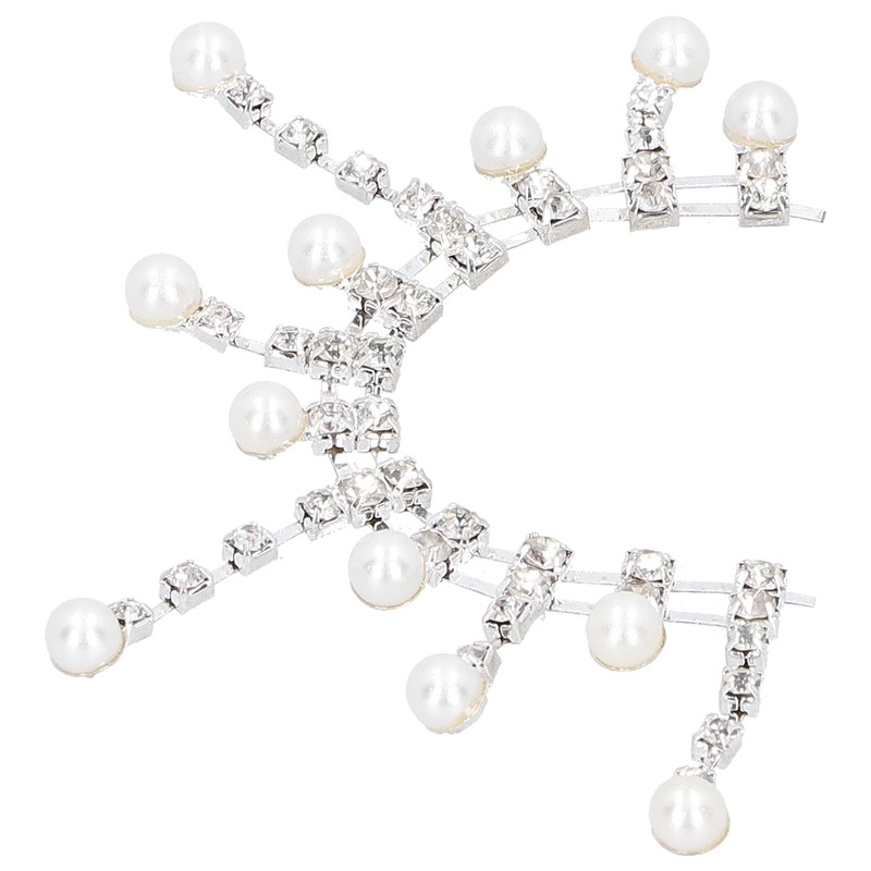 4Pcs Crystal Claw Chain Trimming Fringe Simulation Diamond Chain for