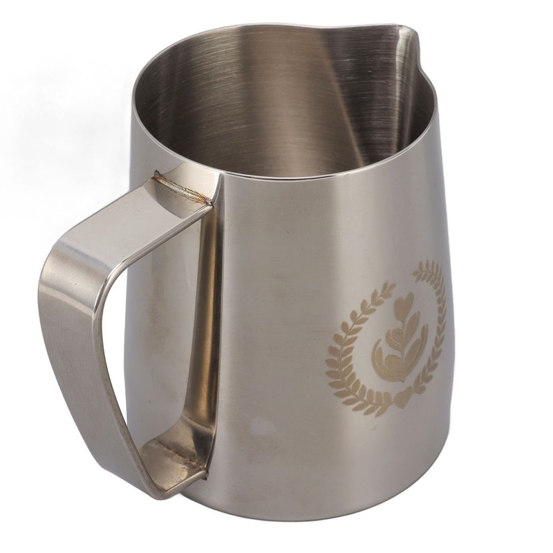 Frothing Pitcher 304 Stainless Steel Pull Flower Cup Coffee Milk