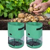 2PCS 10 Gallon Potato Plant Grow Bag Breathable Non Woven