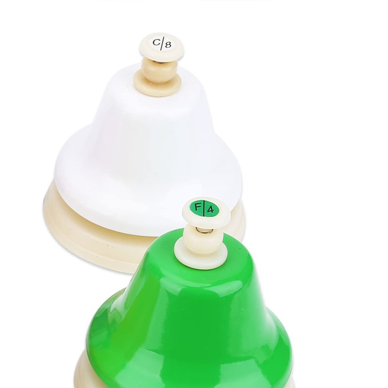 8 Notes Colourful Hand Bells Set Music Bells for Children