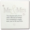 Mr & Mrs - The Art of Arora Sentiment Wall