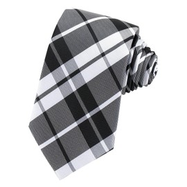 UETLRO Mens Check Plaid Tie 3.15" (8CM) Classic Necktie Striped Checkered Ties For Men in Gift Box