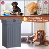 Function Home Trash Can Cabinet, 13 Gallon Kitchen Garbage Can,