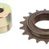 Single Speed Bike Freewheel 18T Threaded Bicycle Freewheel with 13mm