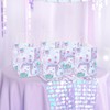 12 PCS Mermaid Party Favor Gift Bags with Handles Under